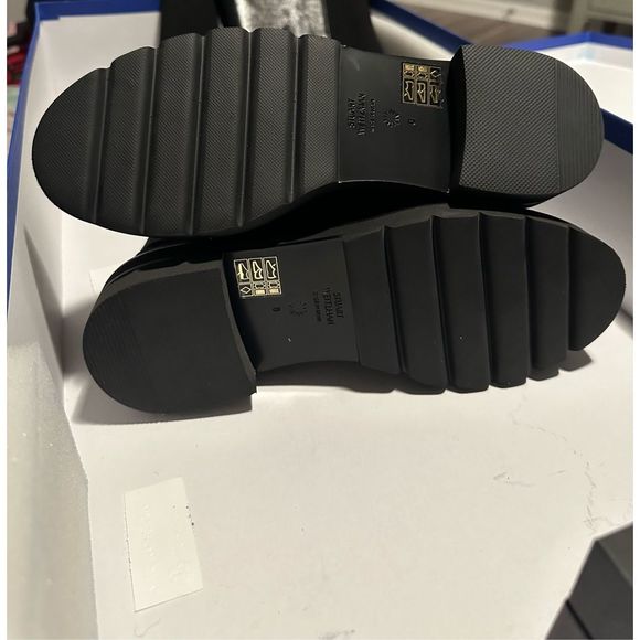 STUART WEITZMAN 5050 Lift leather and stretch over-the-knee boots - Picture 8 of 9